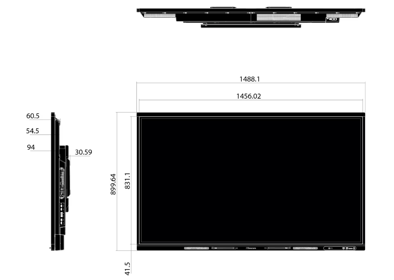 Kích thước của 65MR6DE-E
