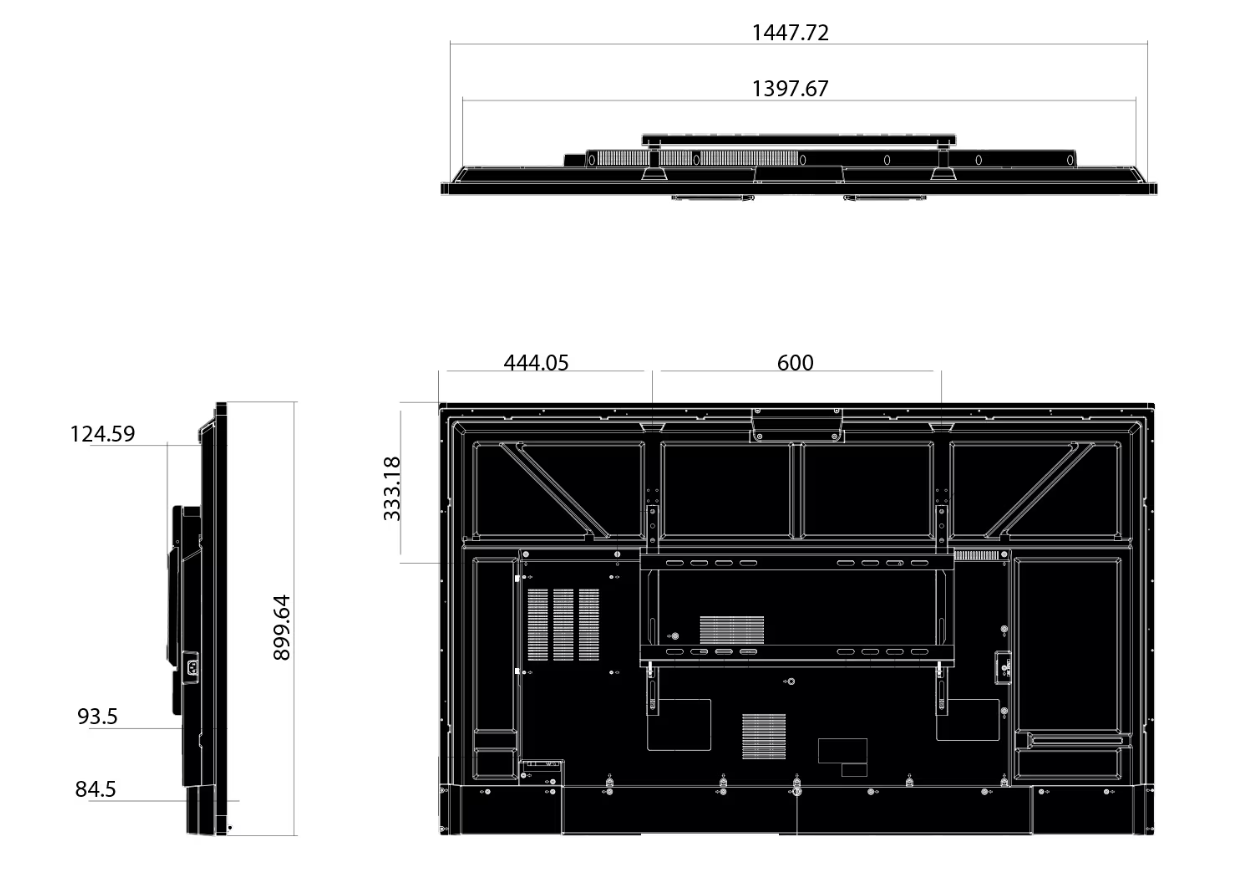 Kích thước của 65MR6DE-E: