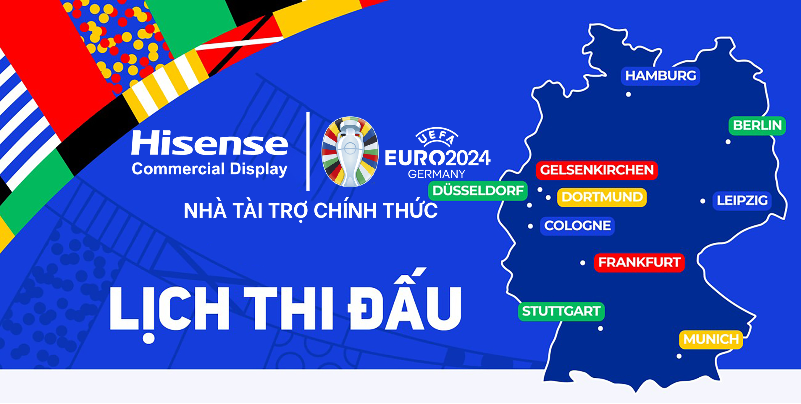 Lịch thi đấu UEFA EURO 2024 mới nhất